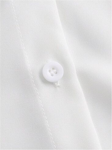 SweatyRocks Women's Button Down Long Sleeve Blouse Collared Slim Fit Dress Shirts with Tie in Saudi Arabia