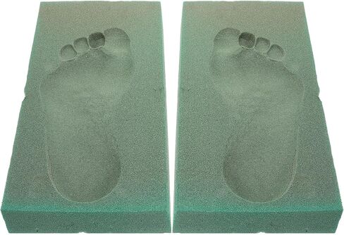 GLEAVI Box Foot Molding Box Foam Foot Mold Casting Kit Foot Casting Kit DIY Footprint Foam Mold Foot Orthotic Mold Shoe Inserts Insole Foot Impression Foam Kit Carton 3D Bellows Manual in Saudi Arabia