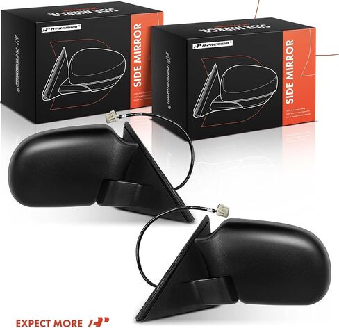 A-Premium Side Power Side Power Mirror-متوافقة مع شيفروليه بليزر 1999-2005 ، S10 1999-2004 & GMC Jimmy 1999-2001 ، Sonoma 1999-2004 & Oldsmobile Bravada-طي يدوي غير محشور in Kuwait