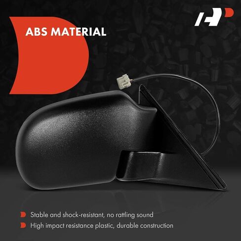 A-Premium Passenger Side Power Door Mirror - Compatible with Chevrolet Blazer 1999-2005, S10 1999-2004 & GMC Jimmy 1999-2001, Sonoma 1999-2004 & Oldsmobile Bravada - Non-Heated Manual Folding in Saudi Arabia