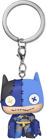 فونكو بوب! Keychain: Patchwork - Batman - DC Comics Novelty Keyring - Figure Mini Figure - Tocking Filler - فكرة الهدية - البضائع الرسمية - عشاق الكتب المصورة - ديكور الظهر in Saudi Arabia