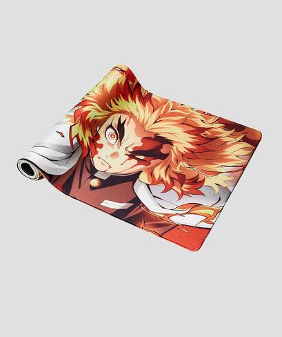 Demon Slayer Kimetsu No Yaiba Nezuko Gaming Mouse Pad ، حصيرة فأر كمبيوتر ، حافة مخيط مسطحة ، قاعدة مطاطية غير قابلة للانزلاق ، والاعبين واستخدام المكتب - مرخص رسميًا in Kuwait