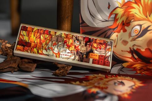 Demon Slayer Kimetsu No Yaiba Nezuko Gaming Mouse Pad ، حصيرة فأر كمبيوتر ، حافة مخيط مسطحة ، قاعدة مطاطية غير قابلة للانزلاق ، والاعبين واستخدام المكتب - مرخص رسميًا in Kuwait