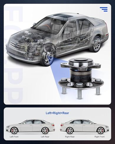 ECCPP REAT 4 LUGS WHELE BEARING و RUPBLY FOR 2007-2011 لـ TOYOTA YARIS WHELE HUB محامل 512371 in Saudi Arabia