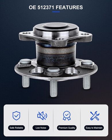 ECCPP REAT 4 LUGS WHELE BEARING و RUPBLY FOR 2007-2011 لـ TOYOTA YARIS WHELE HUB محامل 512371 in Saudi Arabia