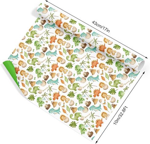 FYSUIMU Farm Animal Wrapping Paper - Mini Roll - 17 Inch x 32.8 Ft Pink Barnyard Gift Wrap Paper Double-Sided Art Paper for Home Party DIY Crafts Supplies in Saudi Arabia