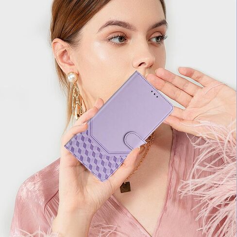 بالنسبة إلى Moto G Stylus 5G 2024 Case Wallet ، فتحات حامل بطاقة حظر RFID ، غطاء واقٍ من الجلد ، غطاء واقعي ، حزام معصم ، حالة هاتف Motorola Moto G Stylus 5G 2024 -PRPLE in Saudi Arabia