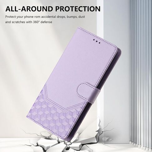 بالنسبة إلى Moto G Stylus 5G 2024 Case Wallet ، فتحات حامل بطاقة حظر RFID ، غطاء واقٍ من الجلد ، غطاء واقعي ، حزام معصم ، حالة هاتف Motorola Moto G Stylus 5G 2024 -PRPLE in Saudi Arabia