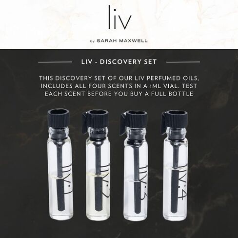 Sarah Maxwell Beauty LIV:2 Luxury Perfumed Oil for Women - 10ml Roll On Fragrance Oil with Metal Rollerball Applicator. Fresh, Fruity & Radiant Scent. Vegan, Paraben Free & Cruelty Free. Pack of 1 in Saudi Arabia
