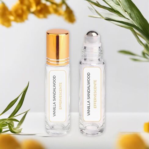 Vanilla Sandalwood Perfume Essential Oil Roll On All Natural 10mL (0.34 Fl Oz) in Saudi Arabia