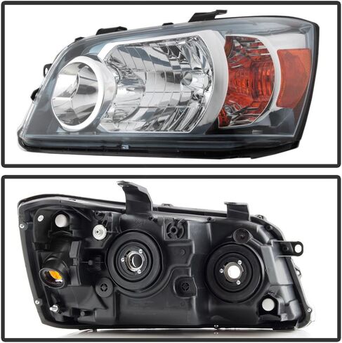 Acanii - لعام 2001 2002 2003 2004 2005 2006 Toyota Highlander Factory Style مصابيح الأمامية السائق + جانب الركاب in Saudi Arabia