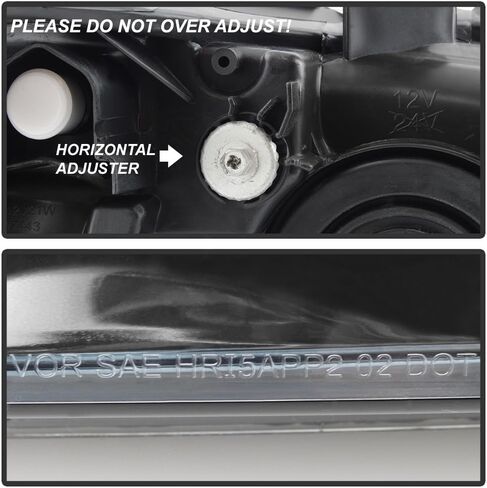 Acanii - لعام 2001 2002 2003 2004 2005 2006 Toyota Highlander Factory Style مصابيح الأمامية السائق + جانب الركاب in Saudi Arabia