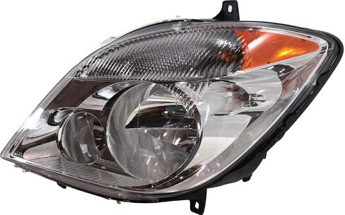 السائق Garage-Pro والمصباح الأمامي لجانب الراكب لـ Mercedes Benz Sprinter 2500 BASE 2010-2013 يناسب العداء 3500 هالوجين مع لمبة (S) يحل محل# 68012120AA 9068201661 68012121AA 9068201561 in Saudi Arabia