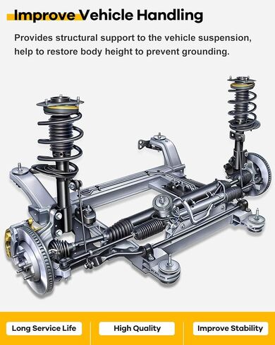 STRUTS COMMENT STRUTS Extorbers ، ACPTY STIRTS ASSEMBLY FITS 2004 2005 2006 2007 2008 for Acura for TL ، 2003 2004 2005 2007 for Honda for Accord 171372 استبدال Strut -2pcs in Saudi Arabia