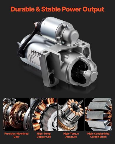 Vevor Starter 6494 ، استبدال المحرك المبدئي متوافق مع Buick Rainier V8 5.3L 2004-2007 ، Cadillac Escalade V8 5.3L 2003-2005 ، Chevrolet GMC Isuzu Saab ، OEM 12568051 89-01-7440 8901740 SDR0270 in Kuwait