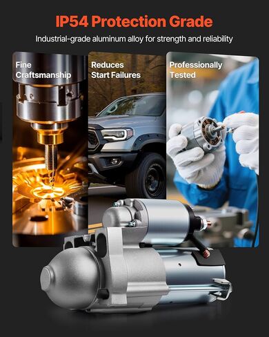 Vevor Starter 6494 ، استبدال المحرك المبدئي متوافق مع Buick Rainier V8 5.3L 2004-2007 ، Cadillac Escalade V8 5.3L 2003-2005 ، Chevrolet GMC Isuzu Saab ، OEM 12568051 89-01-7440 8901740 SDR0270 in Kuwait
