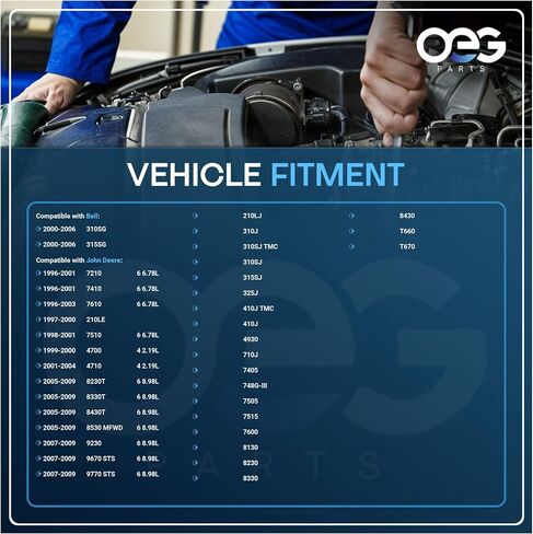 OEG Parts New Starter Compatible with John Deere 8430 8530 9230 8230T 8245R 8270R 8295R 8320R RE504244, RE506105, RE528619, RE529661, RE70473, RE70959, SE501853, SE501866, TY24440, SND0733, 41052355 in Saudi Arabia