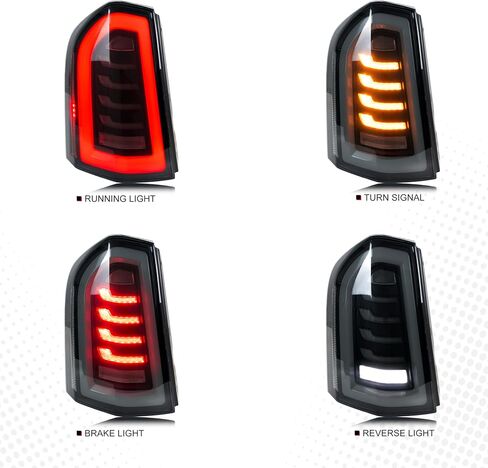 زمن البالغة مصابيح LED LED لكرايسلر 300 300C 2011-2014 بدء تشغيل الرسوم المتحركة المتسلسلة الإشارة المملوءة لمصابيح الإكسسوارات in Kuwait