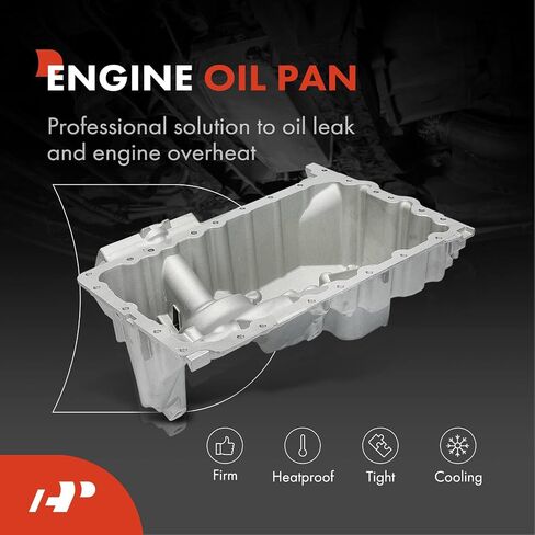 A-Premium Engine Oil Pan Sump مع قابس التصريف متوافق مع BMW 320i XDrive 2013-2018 ، 328i GT XDrive 2014-2016 ، 328i Xdrive ، X3 ، 428i Xdrive ، 428i Xdrive Gran Coupe ، 228i Xdrive ، X4 ، 2.0L ، in Saudi Arabia