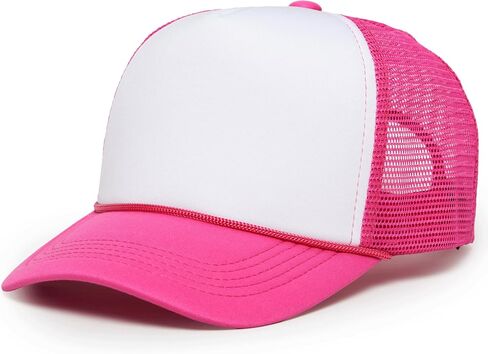 Funky Junque Foam Trucker Hat, Trucker Hats for Women & Men - Blank Adjustable Snapback Mesh Back Baseball Cap in Kuwait