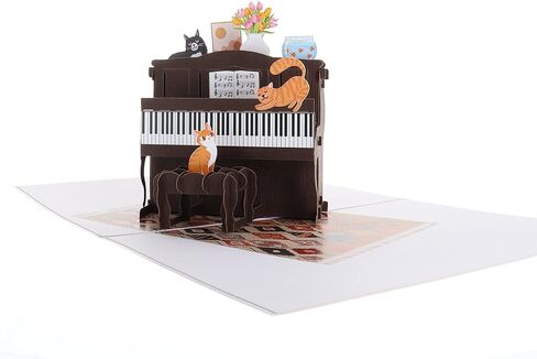 iGifts And Cards Smooth Jazz Band 3D Pop Up Greeting Card - Cool Music Lovers Presents, Awesome Cherry Blossom Tree, Inspirational Notes, Cool Teacher Gift, Happy Birthday and Spouse's Day Celebration in Saudi Arabia