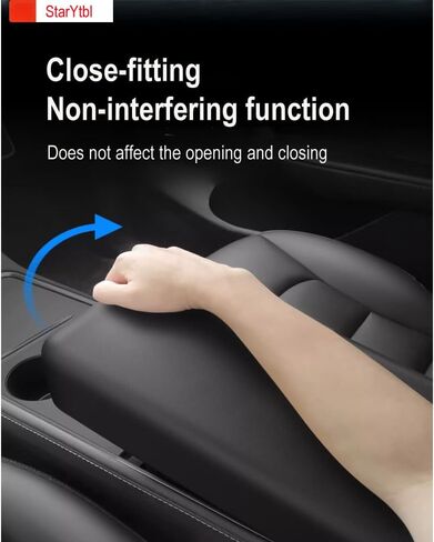 Center Control Armrest Cover for 2016-2023 Model 3 and 2020-2024 Model Y, Tesla Arm Rest Cover, Not Fit Model 3 2024 Refresh Highland, Made of TPE Material (Model 3/Y Gray) in Saudi Arabia