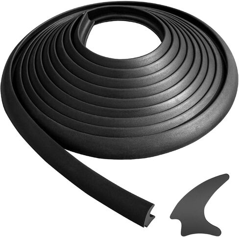 RV Window Seal 0.5 X 0.275 Inch Upgrade Weather Stripping Window Seal Rubber Stationary Glass Edge Seal, Car RV Window Seal Trim Locking Gasket Insulation Temperature Noise for Boat Truck Camper, 30FT in Saudi Arabia