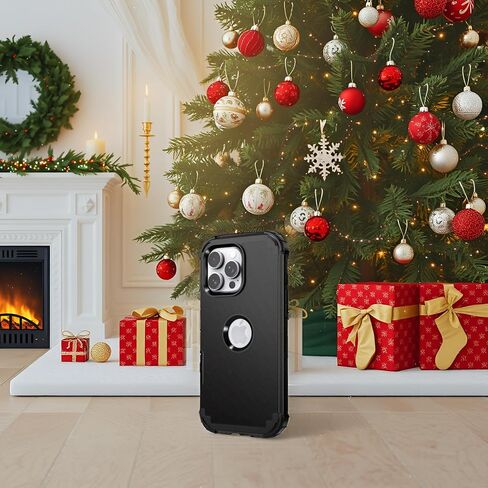 Idweel for iPhone 16 Pro Case مع حامي الشاشة للنساء ، 3 في 1 في 1 صدمة رفيعة النحافة ، غلاف هجين شاق الثقوب. in Kuwait