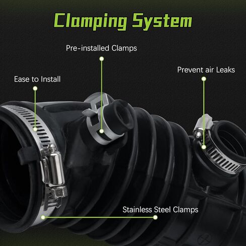 17228-RN0-A00 أنبوب خرطوم مدخل منقي الهواء مع المشابك متوافق مع 2009-2015 Honda Pilot 17228RN0A00 696-138 in Kuwait