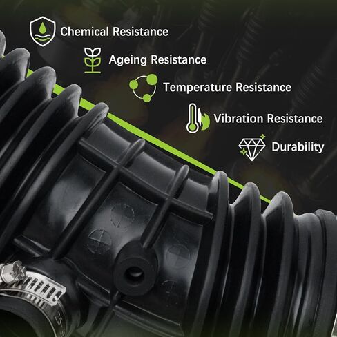 17228-RN0-A00 أنبوب خرطوم مدخل منقي الهواء مع المشابك متوافق مع 2009-2015 Honda Pilot 17228RN0A00 696-138 in Kuwait