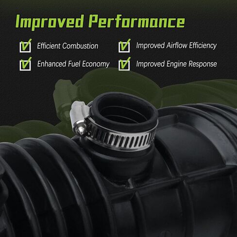 17228-RN0-A00 أنبوب خرطوم مدخل منقي الهواء مع المشابك متوافق مع 2009-2015 Honda Pilot 17228RN0A00 696-138 in Kuwait