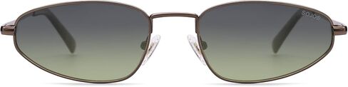 SOJOS Trendy Small Oval Polarized Sunglasses for Women Men, Chic Y2K Fun Sunnies SJ1251 in Saudi Arabia
