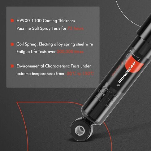 A-Premium Front Shock Absorber Compatible with Nissan Frontier 2003-2004 L4 2.4L, RWD, Driver and Passenger Side 2-PC Set in Saudi Arabia