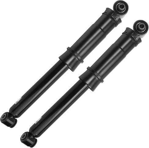 Detroit Axle - 2pc Rear Shock Absorbers for 2007-2012 Nissan Sentra [2.0L] Shock Absorbers Rear Pair Set 2008 2009 2010 2011 Replacement in Saudi Arabia