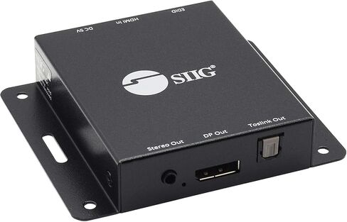 SIIG HDMI 2.0 to DisplayPort 1.2 4K@60Hz Converter Adapter, HDCP 2.2, Stereo Audio, USB-Powered, Not Compatible with Apple Studio Display (CB-H21811-S1) in Kuwait