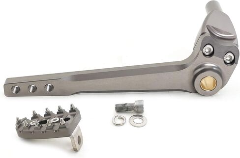 TOFR Brake Lever Arm Foot Peg Pedal CNC Anodised Aluminium Black for Harley Low Rider FXLR Low Rider S FXLRS Street Bob FXBB 2018 2019 2020 2021 2022 2023 in Kuwait