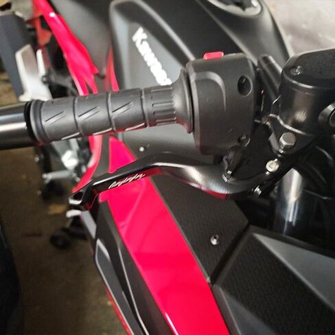 دراجة نارية قصيرة القابض الفرامل القابض متوافقة مع Ninja 500 ABS/SE/KRT 2024 2025 | أدوات أقصر أمامية تعالج الملحقات Ninja500 Ninja-500 (أخضر) in Saudi Arabia