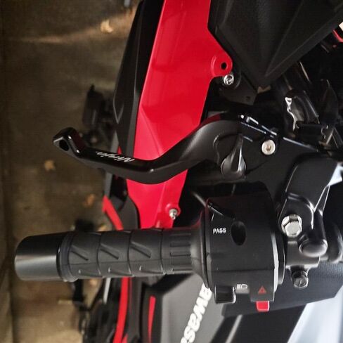 دراجة نارية قصيرة القابض الفرامل القابض متوافقة مع Ninja 500 ABS/SE/KRT 2024 2025 | أدوات أقصر أمامية تعالج الملحقات Ninja500 Ninja-500 (أخضر) in Saudi Arabia
