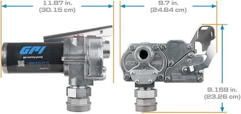 مضخة نقل الوقود GPI M-1115S ، 12 GPM ، 115V-AC ، PUMP ONLY ، MOUP TWILAR MOUNT (110000-87) in Kuwait