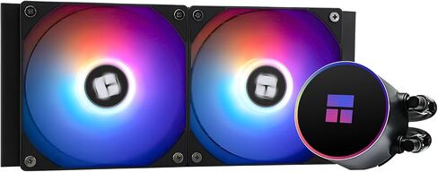 Frozen Magic 360 White ARGB V2 Liquid CPU Cooler, AIO Pump Head Speed up to 2800RPM, TL-C12W-S V2 PWM Fans,for AMD/AM4/AM5, Intel LGA1150/1151/1200/2011/1700, Computer CPU Liquid Cooler in Kuwait