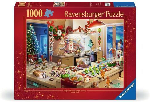 Ravensburger Merry Mischief 1000 Piece Holiday Jigsaw Puzzle for Adults - 12000718 - Handcrafted Tooling, Made in Germany, Every Piece Fits Together Perfectly in Saudi Arabia
