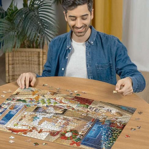 Ravensburger Merry Mischief 1000 Piece Holiday Jigsaw Puzzle for Adults - 12000718 - Handcrafted Tooling, Made in Germany, Every Piece Fits Together Perfectly in Saudi Arabia