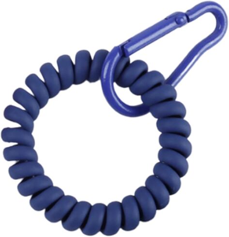 8Pcs Colorful Stretchable Wristlet Keychains, Spiral Wrist Coil Key Chain, Wristband Key Ring in Saudi Arabia