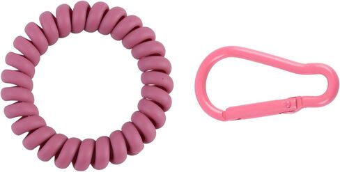 8Pcs Colorful Stretchable Wristlet Keychains, Spiral Wrist Coil Key Chain, Wristband Key Ring in Saudi Arabia