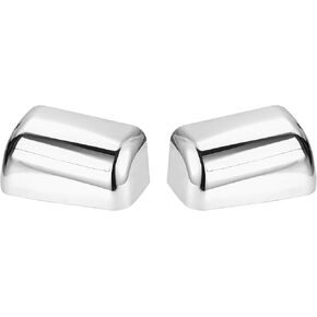 X AUTOHAUX 1 Pair Super-Duty Chrome Plated Mirror Covers Top Half for Ford F250 F350 F450 2008-2016 in Kuwait