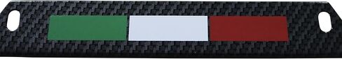 carps, (Pack of 2) Italy License Plate Frame Aluminum with Carbon Fiber Finished Screw and Caps Included Italian Flag in Saudi Arabia