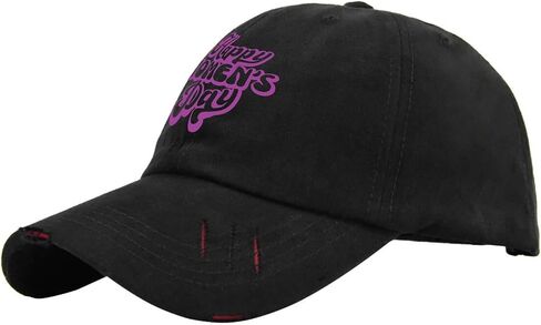 Happy Women's Day Hats for Men Washed Distressed Baseball Cap Stylish Washed Workout Hat Breathable in Saudi Arabia