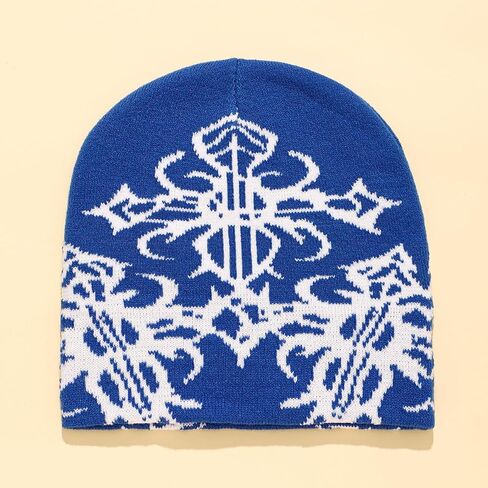 2023 جديد y2k beanie skull متماسكة قبعة قبعة القوطية قبعة الشتاء y2k الملحقات القمامة قبعة الهيب هوب قبعة in Kuwait