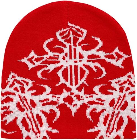 2023 جديد y2k beanie skull متماسكة قبعة قبعة القوطية قبعة الشتاء y2k الملحقات القمامة قبعة الهيب هوب قبعة in Kuwait