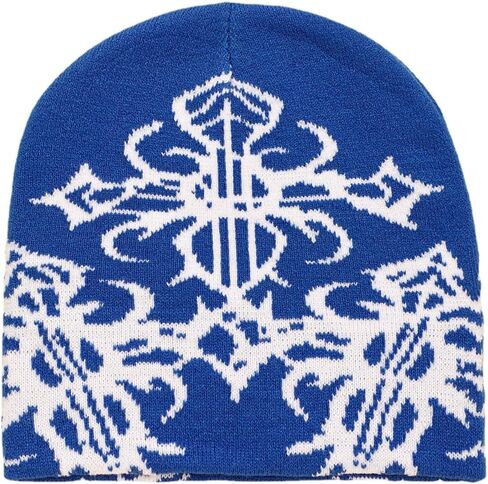 2023 جديد y2k beanie skull متماسكة قبعة قبعة القوطية قبعة الشتاء y2k الملحقات القمامة قبعة الهيب هوب قبعة in Kuwait